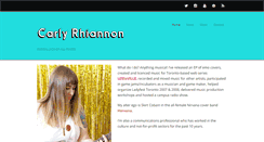 Desktop Screenshot of carlyrhiannon.com